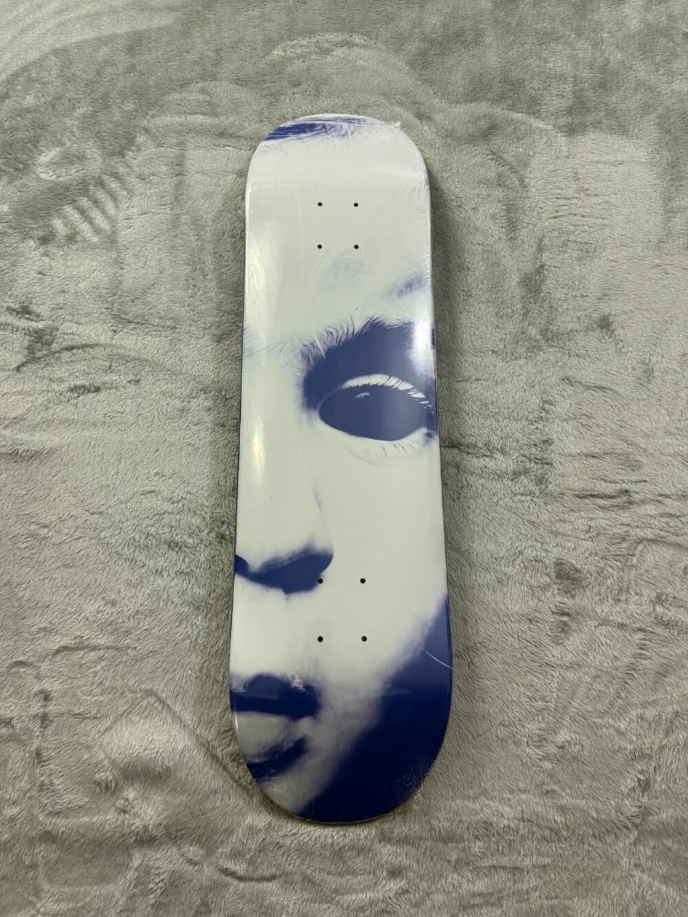 New Halfway Dead HWD Blind Skateboard Deck Blue OS Art Graphic Face Photo